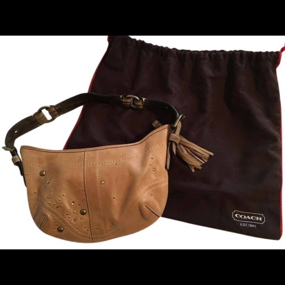 COPY - Coach
Embellished Tan Leather with Swarovski Bag